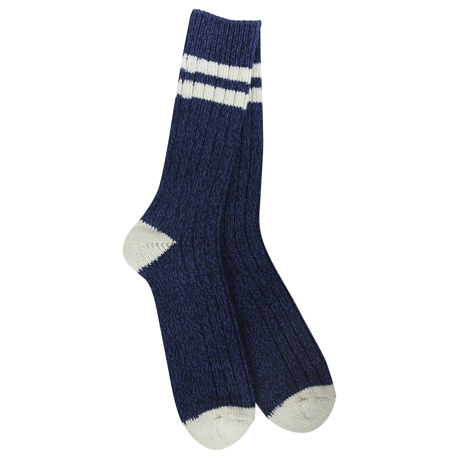World's Softest Socks - 1902 Metro Men's Ragg Rugby Crew, Navy