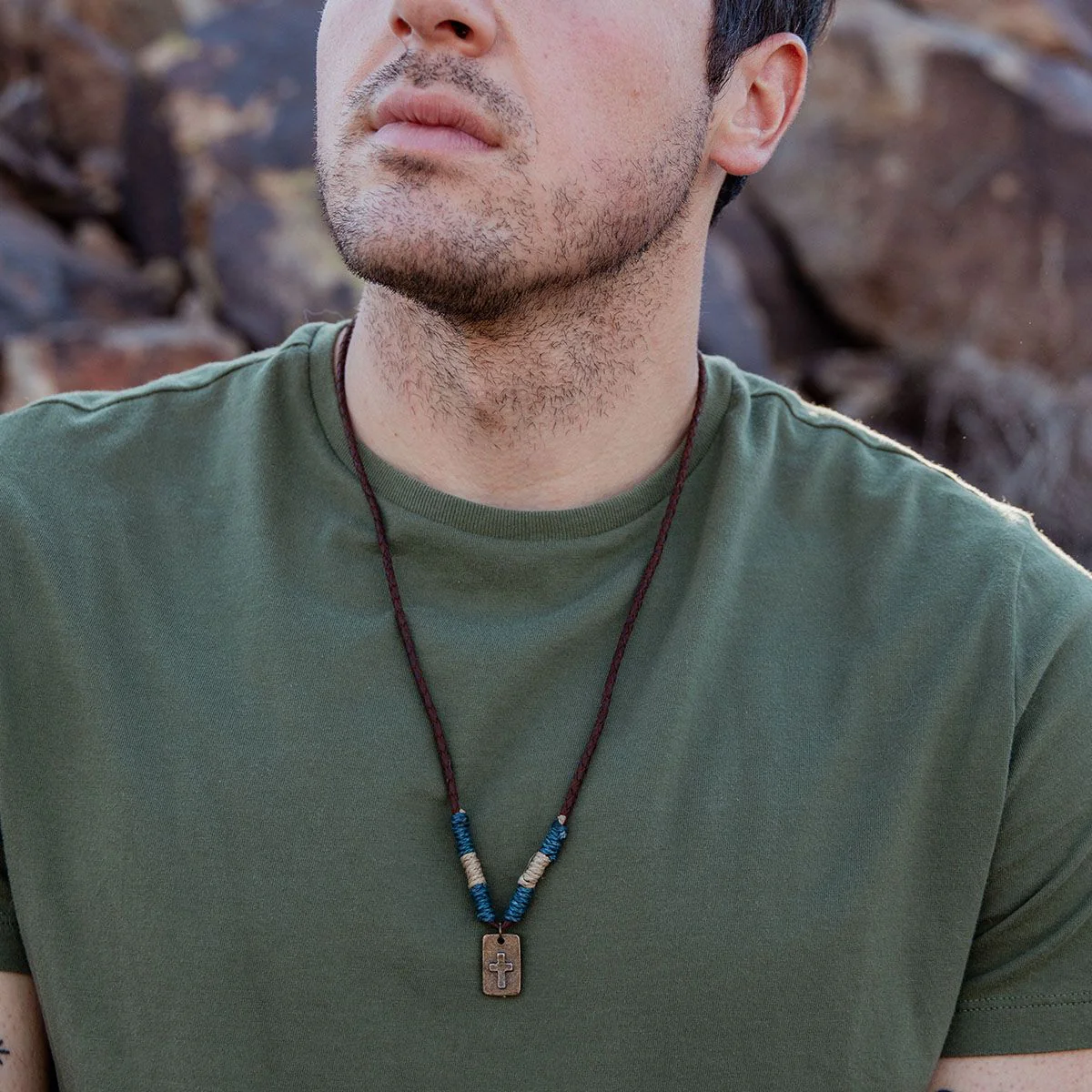 Anju Jewelry - Aadi Guardian Cross Necklace - Image 2
