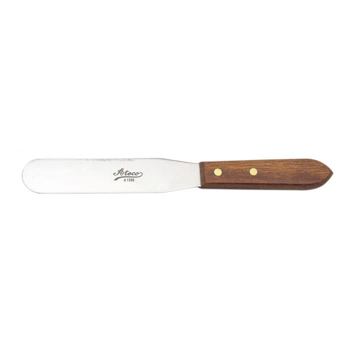 Ateco - Wooden Handle Icing Spatula