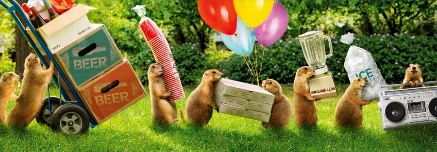 Avanti - Ground Hog Party Fold Out Birthday Card - Image 2