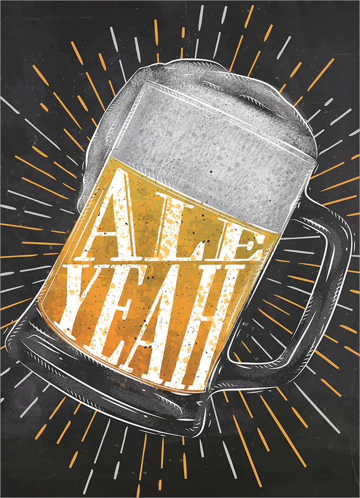 Avanti - Ale Yeah Birthday Card