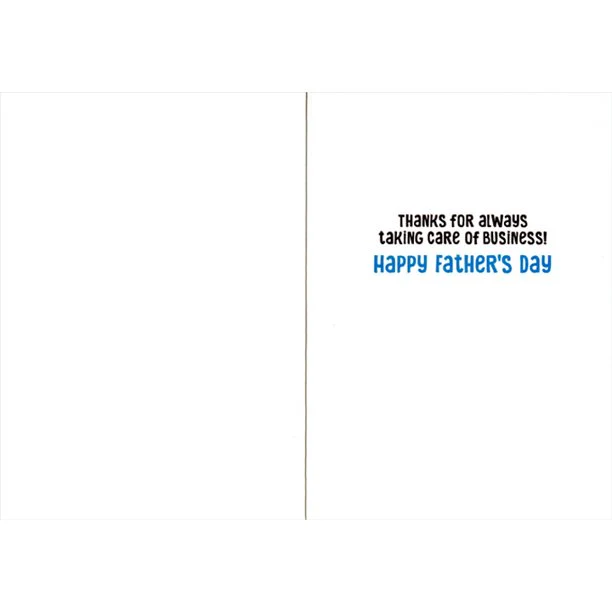 Avanti - Bear with Toilet Plunger Father's Day Card - Image 2