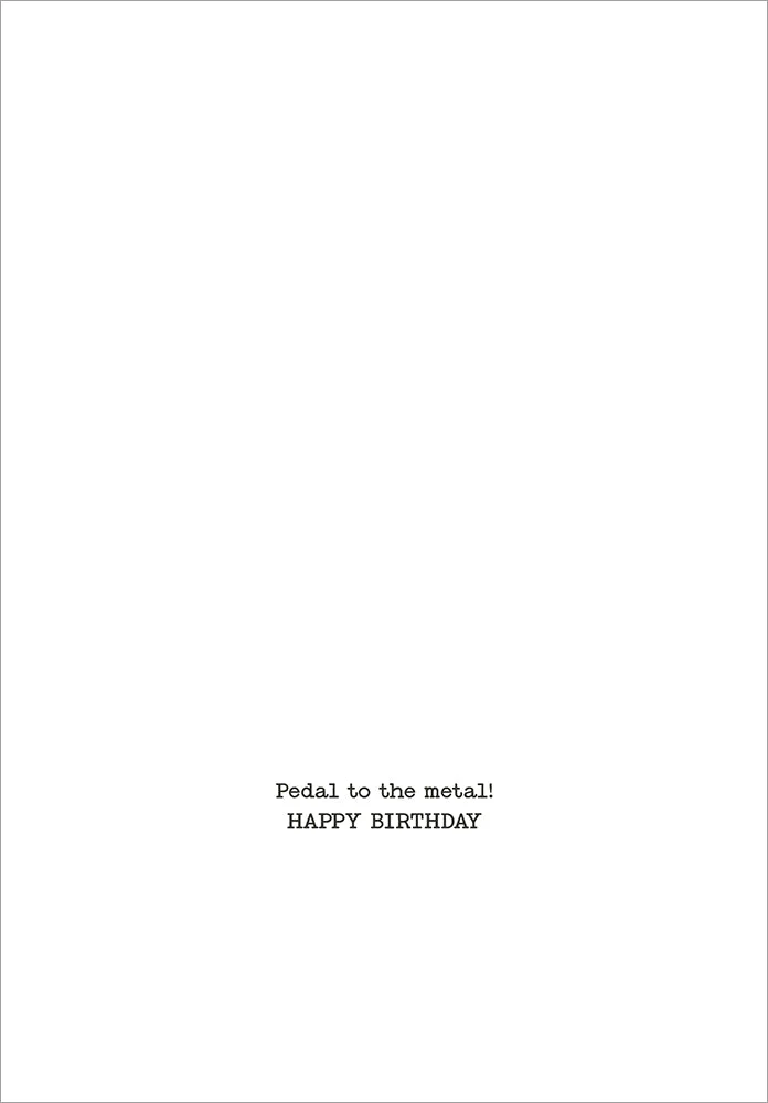 Avanti - Built For Speed Birthday Card - Image 2