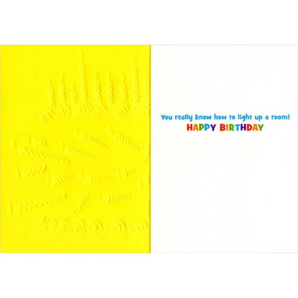 Avanti - Cake Full of Candles Birthday Card - Image 2