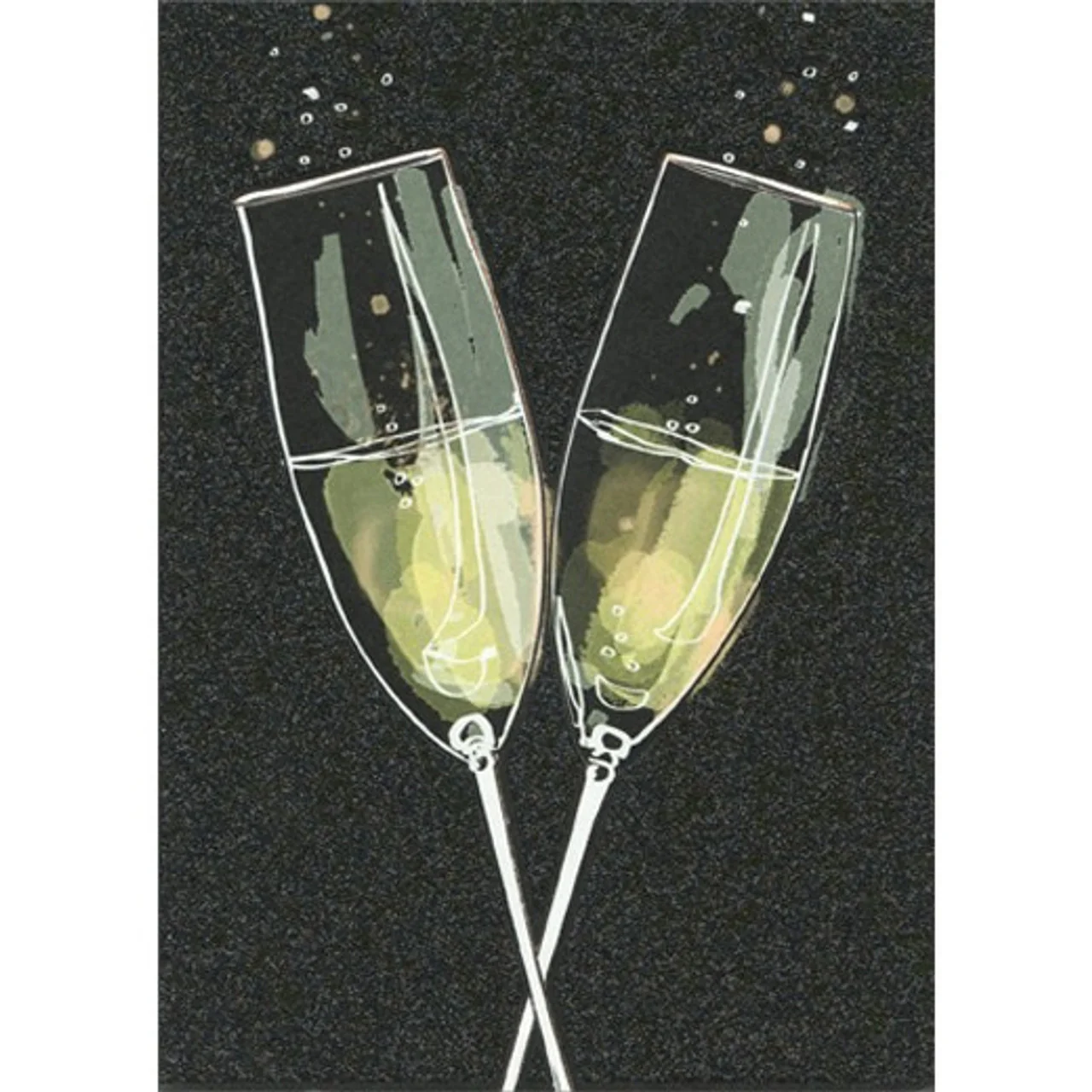 Avanti - Champagne Flutes Anniversary Card