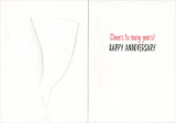 Avanti - Champagne Flutes Anniversary Card - Image 2