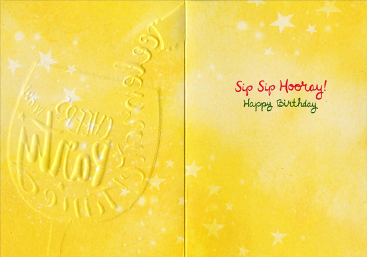 Avanti - Cheers Birthday Card - Image 2
