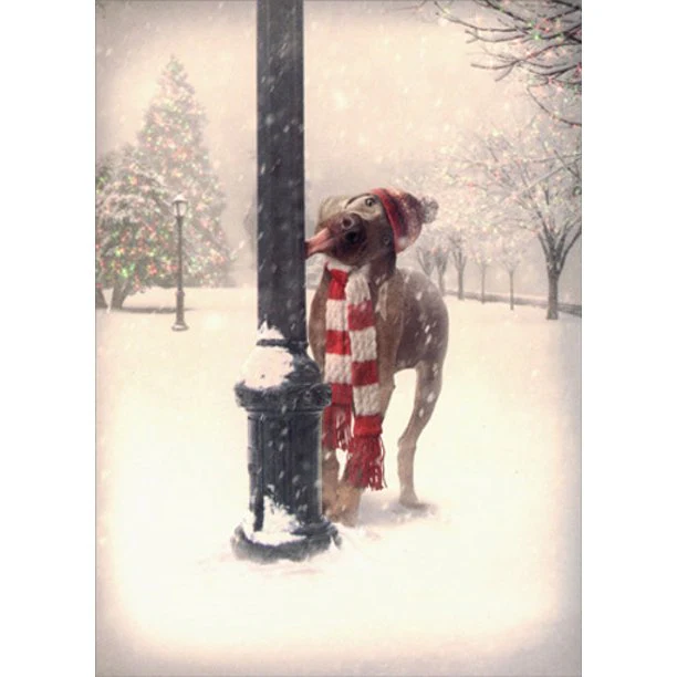 Avanti - Dog Tongue Truck Christmas Card