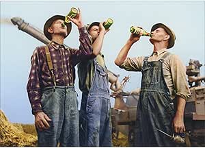 Avanti - Farmers Drinking Beer Birthday Card