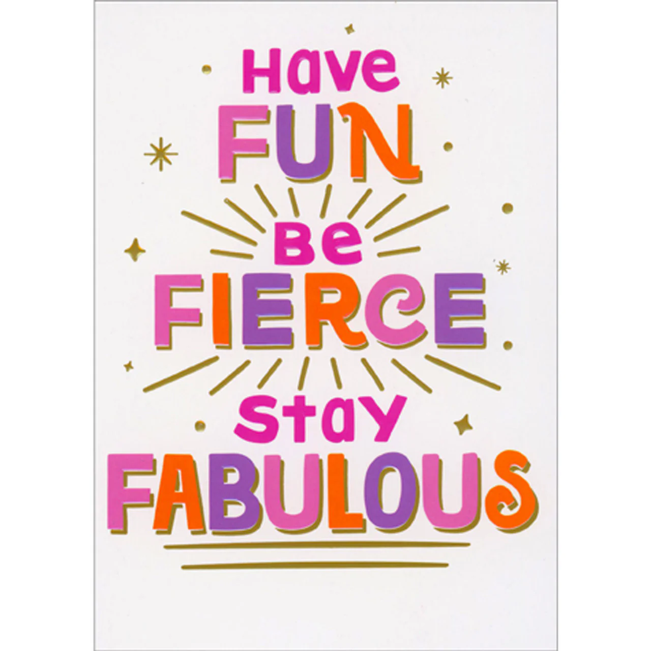 Avanti - Fun Fierce Fabulous Birthday Card