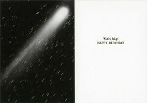 Avanti - Halley's Comet Birthday Card - Image 2