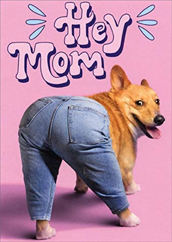 Avanti - Hey Mom Corgi Mother's Day Card