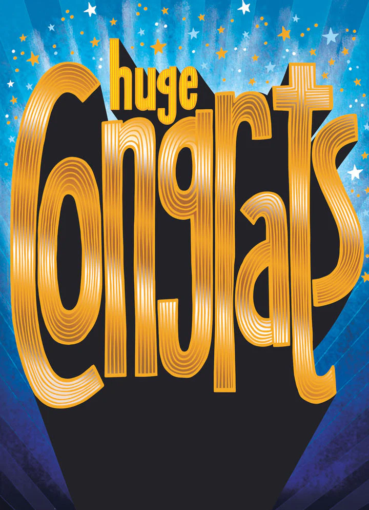 Avanti - Huge Congrats Congratulations Card