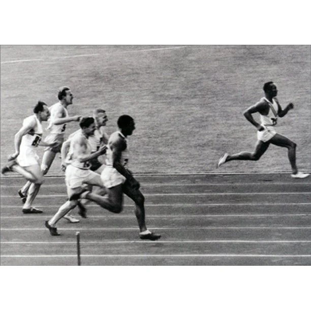 Avanti - Jesse Owens Wins Race Birthday Card