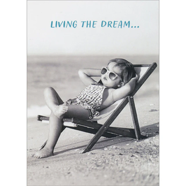 Avanti - Little Kid Relaxing on Beach