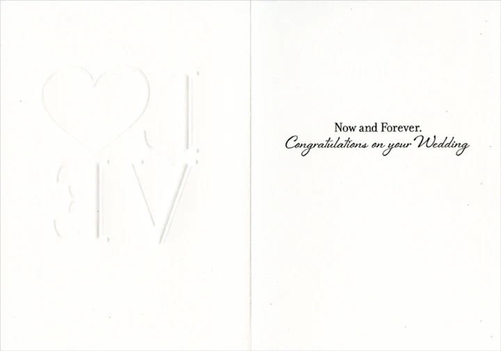 Avanti - Love Heart Wedding Card - Image 2