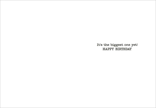 Avanti - Man and Black Sea Bass Birthday Card - Image 2