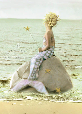Avanti - Mermaid with Magic Wand Birthday Card