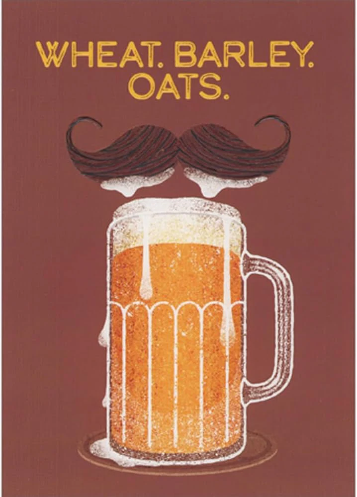 Avanti - Mustache and Mug Birthday Card