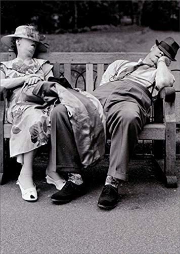Avanti - Party Poopers Couple on Bench Birthday Card