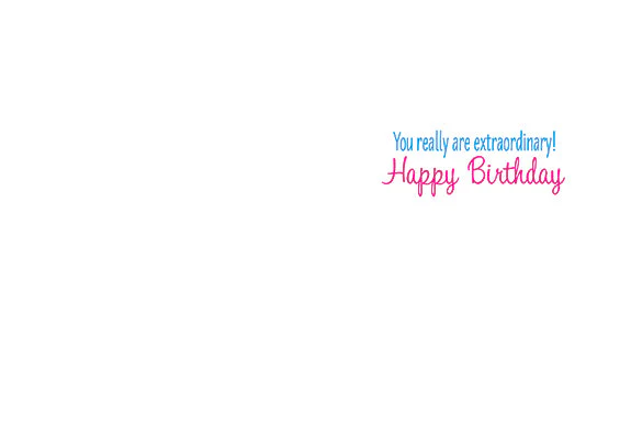 Avanti - Peacock Tail Birthday Card - Image 2