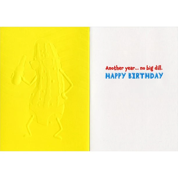 Avanti - Pickle Dude Birthday Card - Image 2