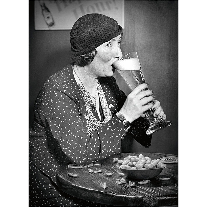 Avanti - Retro Mom Drinking Beer Mother's Day Card