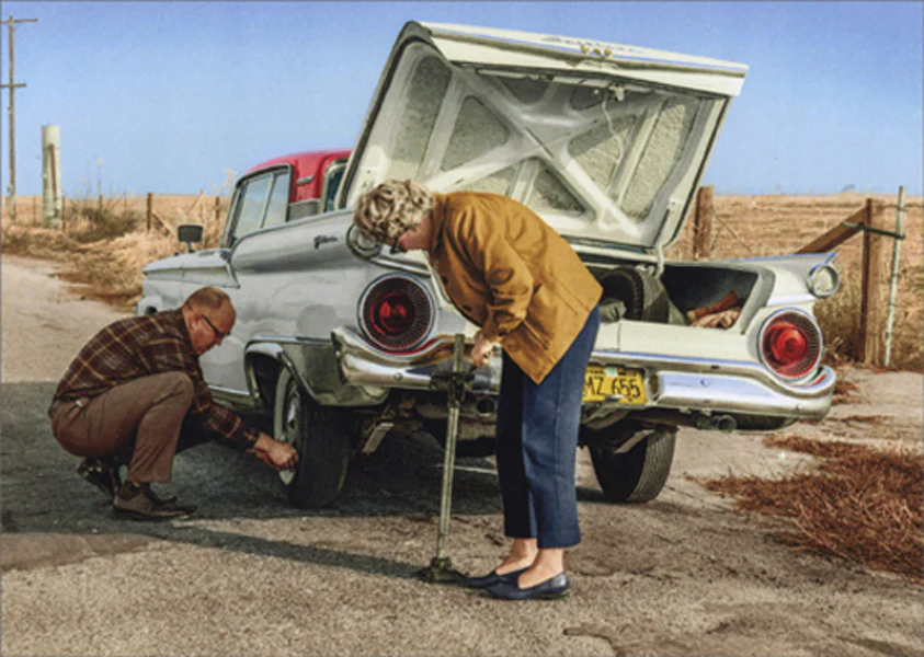 Avanti - Road Trip Anniversary Card