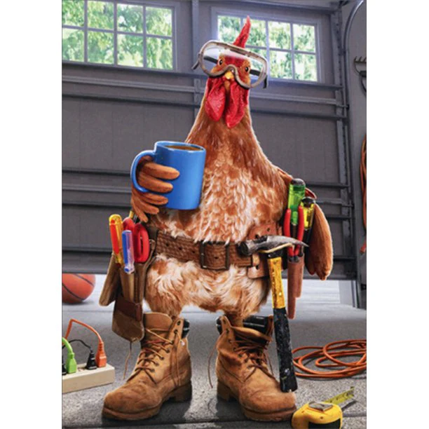 Avanti - Rooster Mr. Fix It Father's Day Card