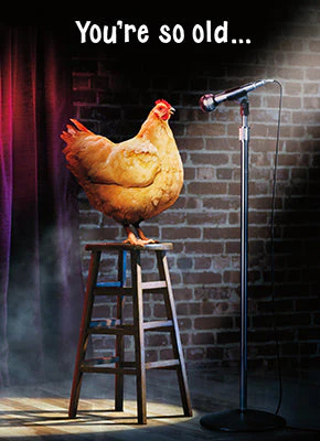 Avanti - Stage Chicken Birthday Card