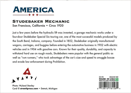 Avanti - Studebaker Repair Birthday Card - Image 3