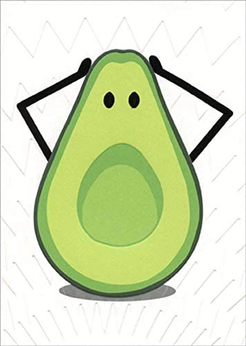 Avanti - Surprised Avacado Birthday Card