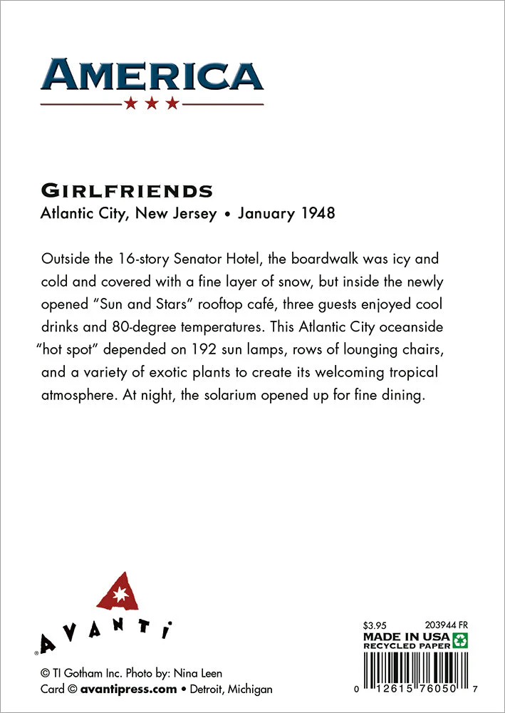 Avanti - Three Ladies at Hotel Sena Friendship Card - Image 3