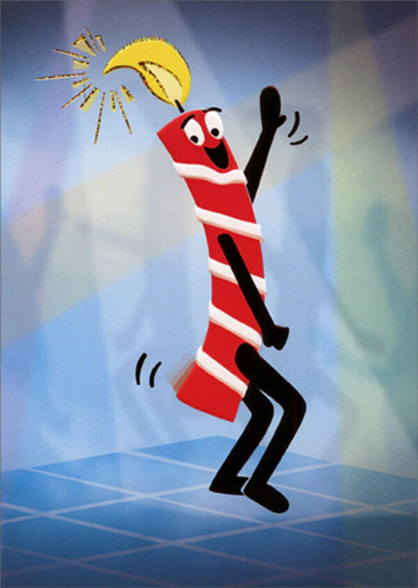 Avanti - Twerking Birthday Candle Card