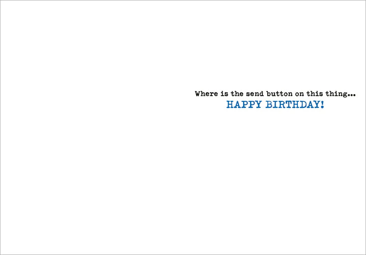 Avanti - Typewriter Cat Birthday Card - Image 2