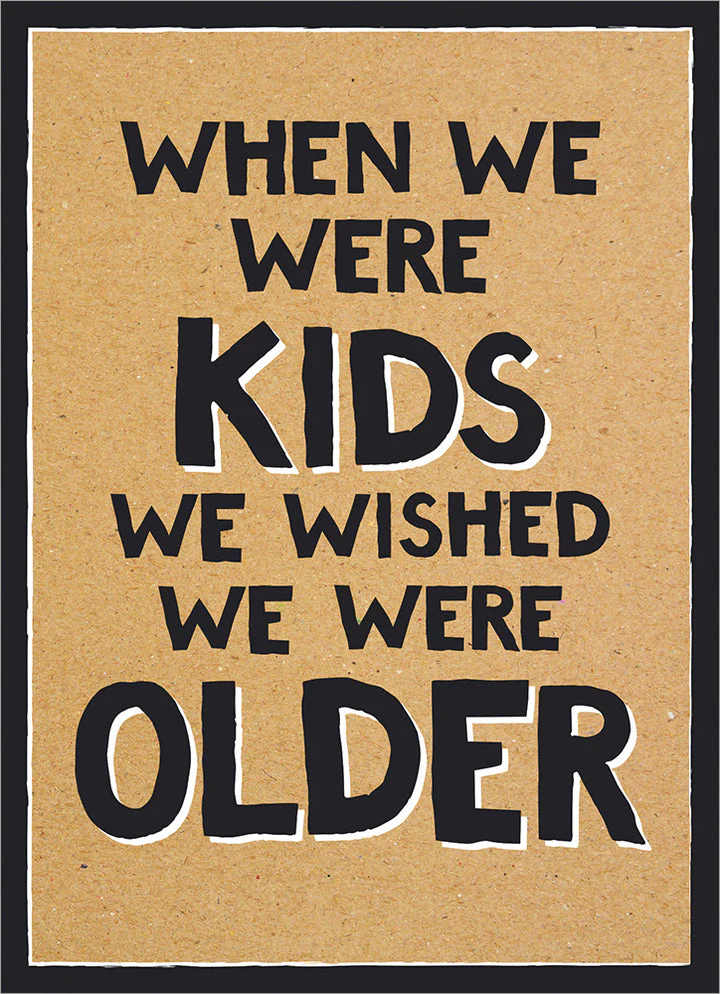 Avanti - When We Were Kids Birthday Card