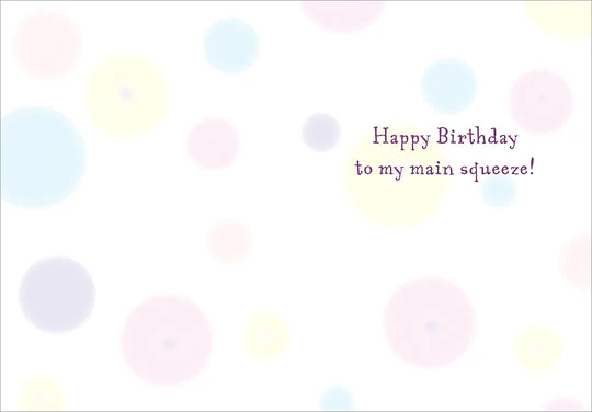 Avanti - Woman Goosing Husband Main Squeeze Birthday Card - Image 2