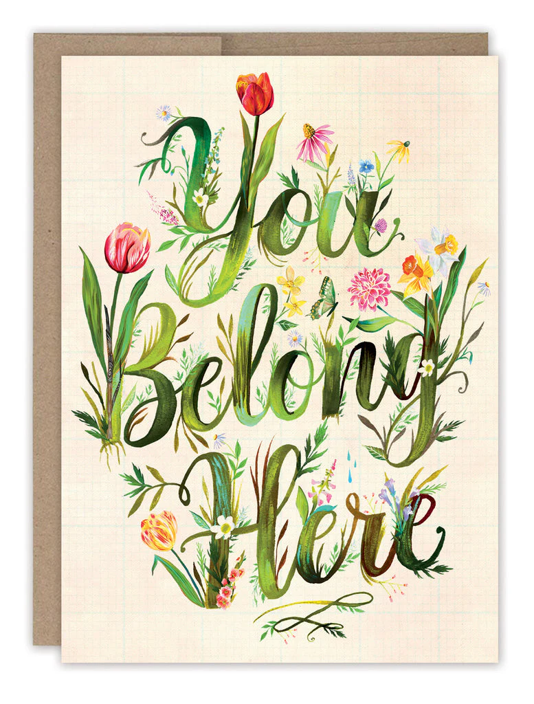 Biely & Shoaf - Belong Here Baby Card