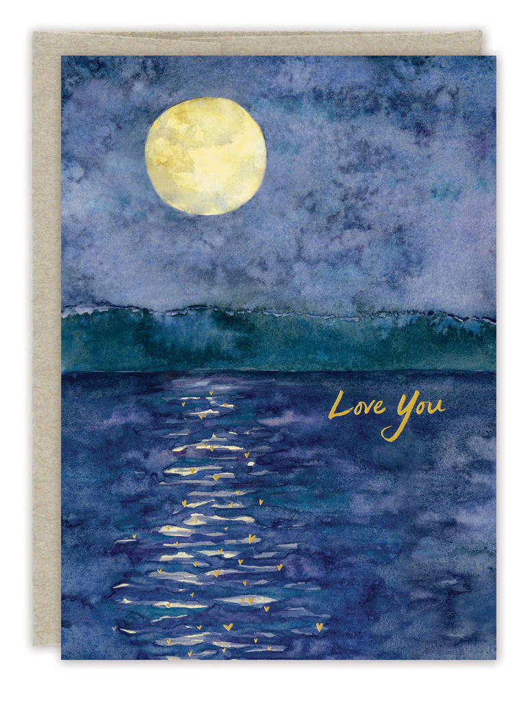 Biely & Shoaf - Moon Over Water Anniversary Card