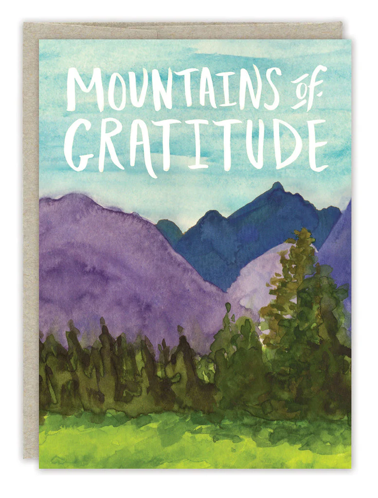 Biely & Shoaf - Mountains Thank You Card