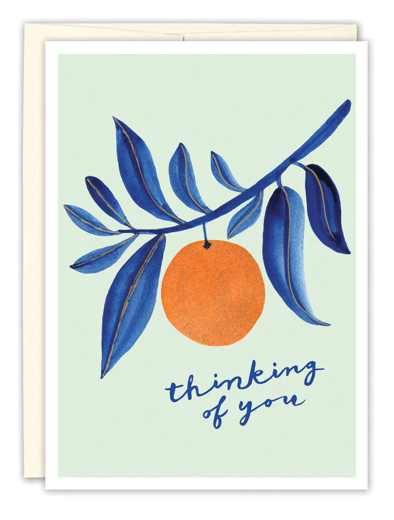 Biely & Shoaf - Orange Branch Thinking Of You Card