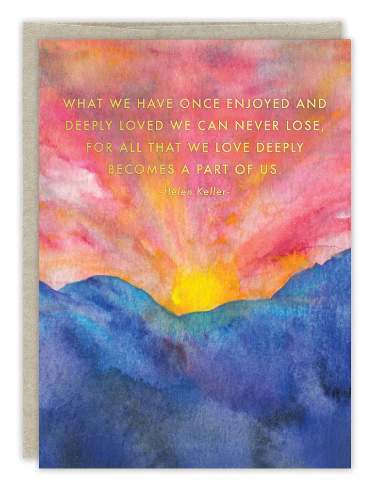 Biely & Shoaf - Sunset Sympathy Card