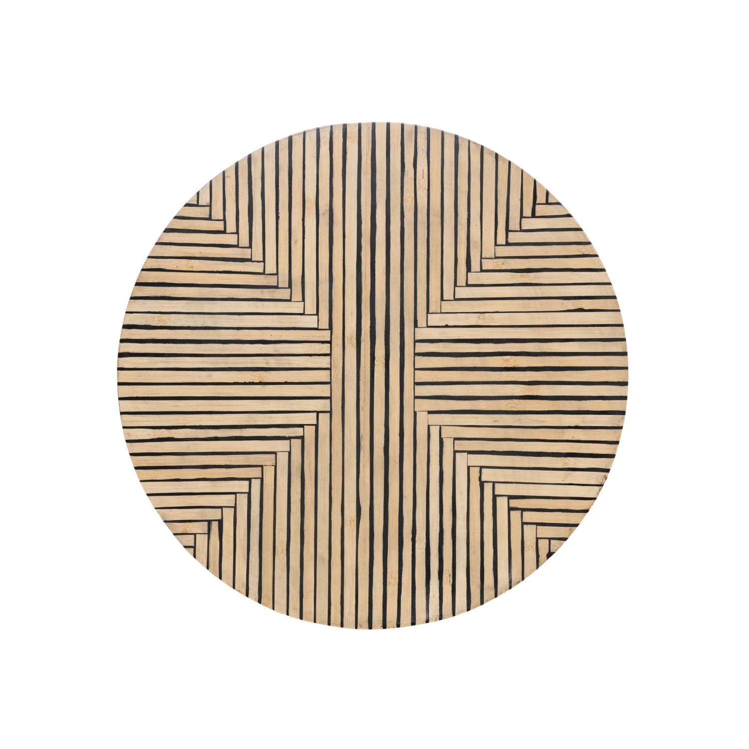 Bloomingville - Lazy Susan with Geometric Stripes - Image 3