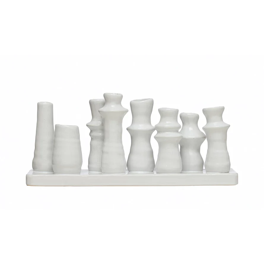 Bloomingville - Stoneware Multi Vase with 8 Sections - Image 2