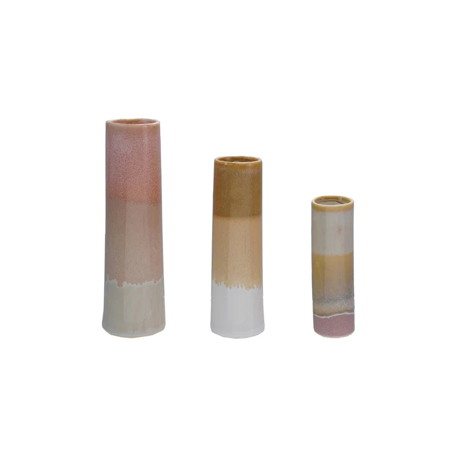 Bloomingville - Stoneware Vase with Reactive Glaze