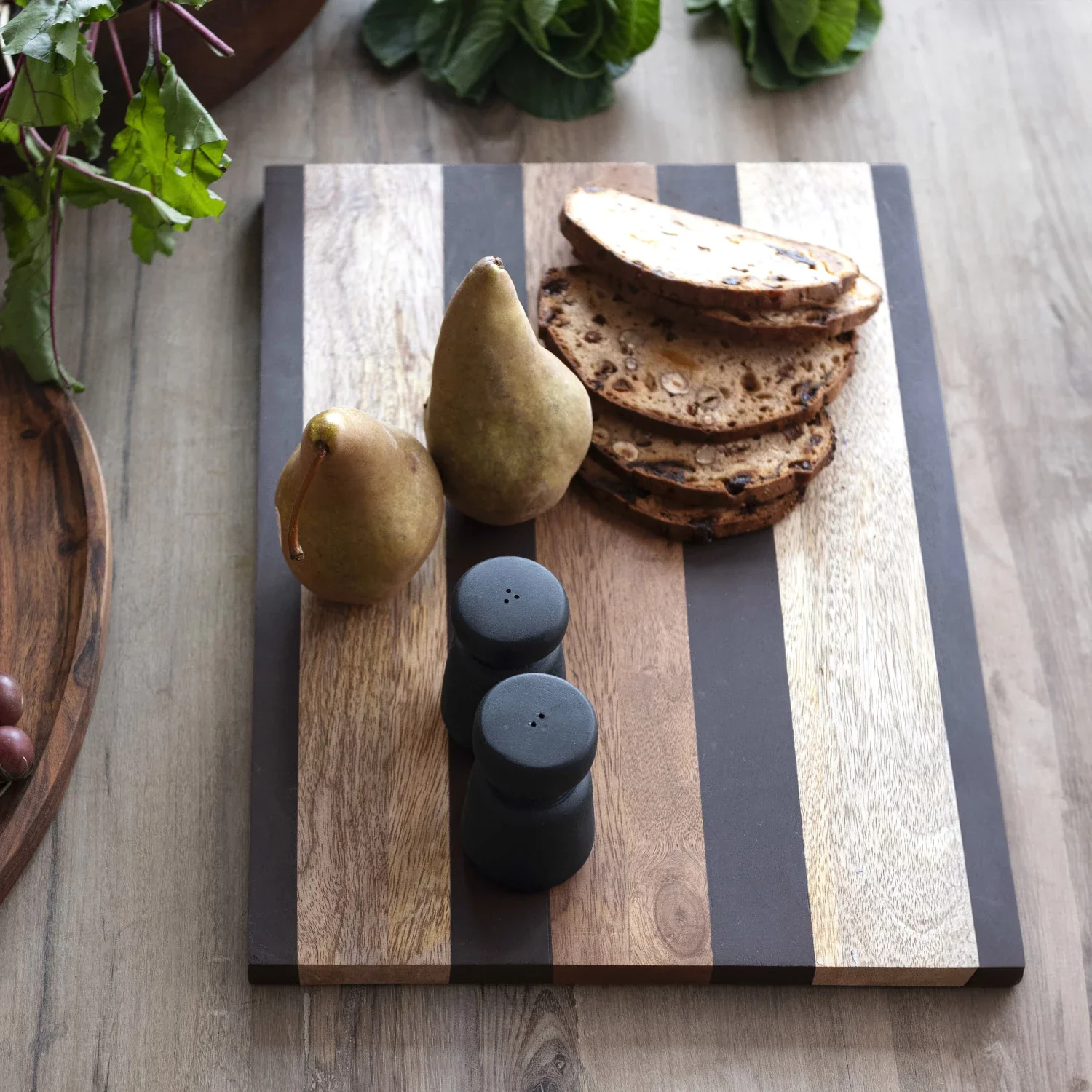 Bloomingville - Striped Mango Wood Board