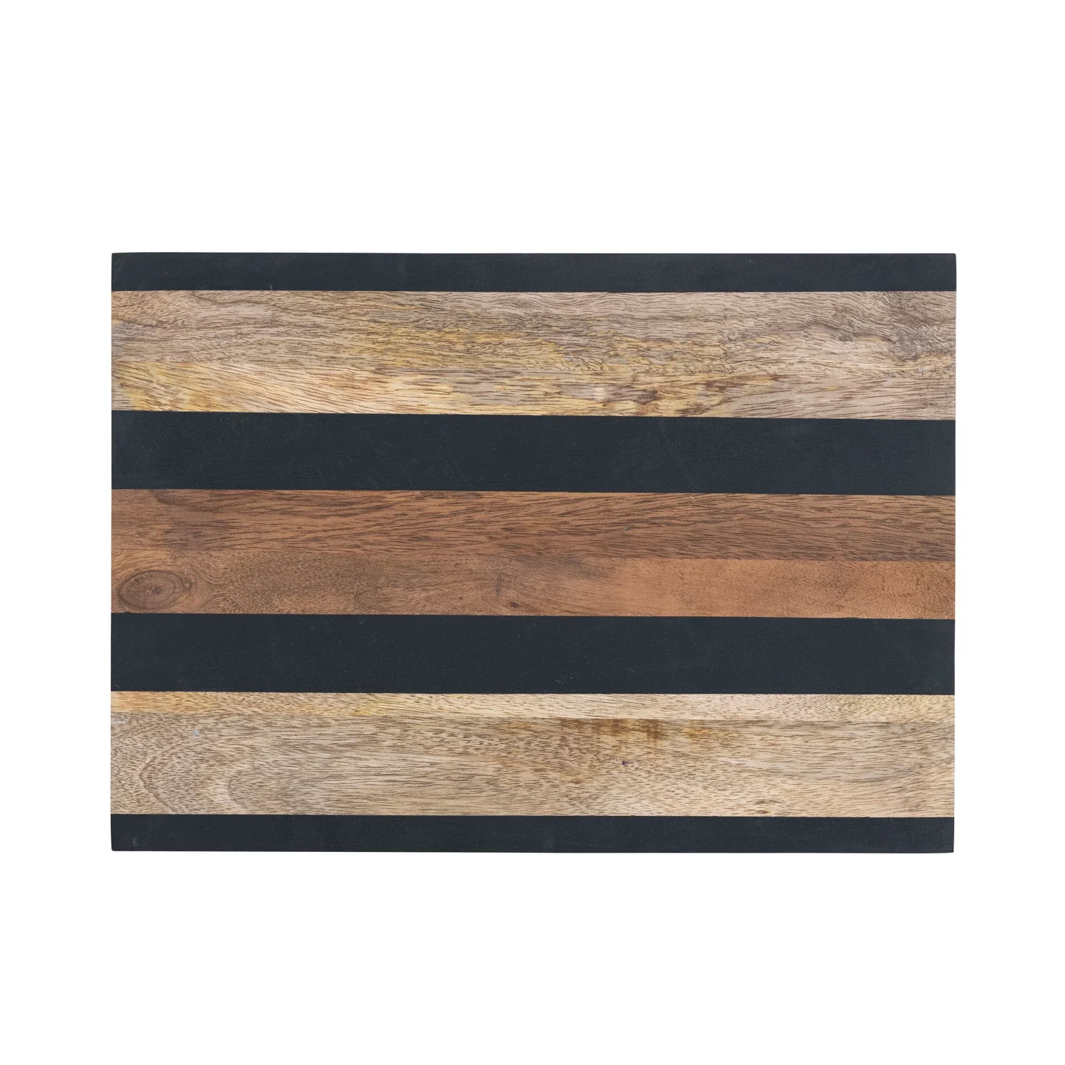 Bloomingville - Striped Mango Wood Board - Image 3