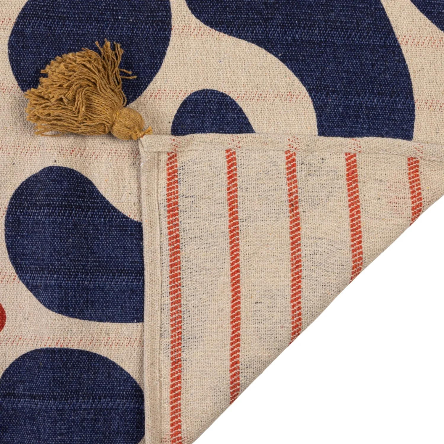 Bloomingville - Two-Sided Recycled Cotton Throw - Image 3