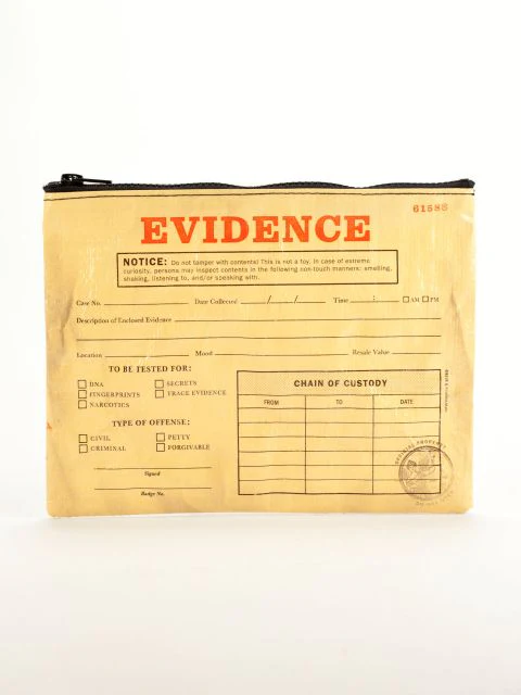 Blue Q - Evidence Zipper Pouch