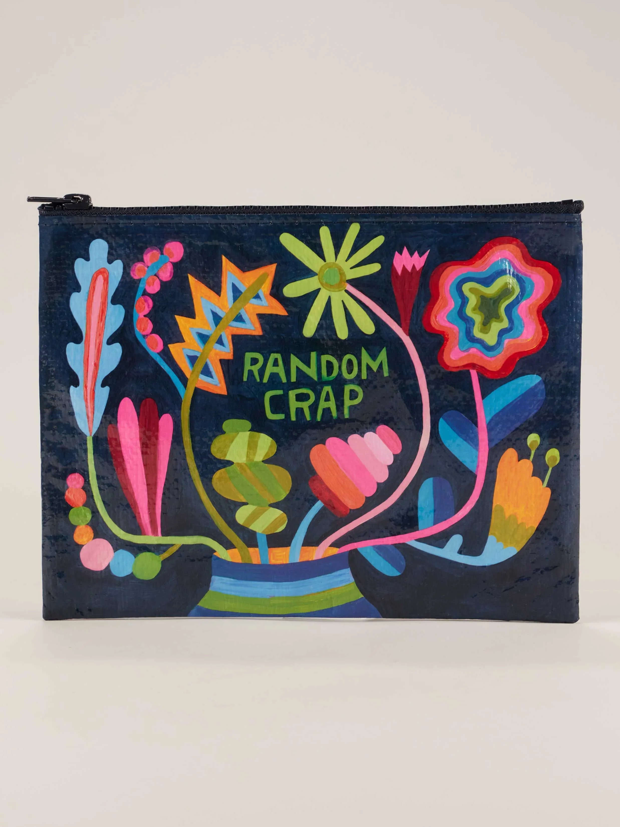 Blue Q - Random Crap Floral Zipper Pouch